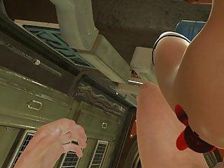 Olga spielt mit ihren Titten in der Öffentlichkeit