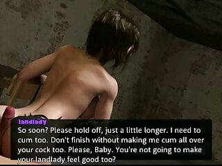 3 D Hentai Porno mit der schönen Brünette in der hündchenstellung