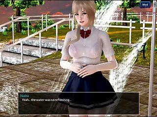 Meine zierliche Stiefschwester zeigt ihre großen Titten