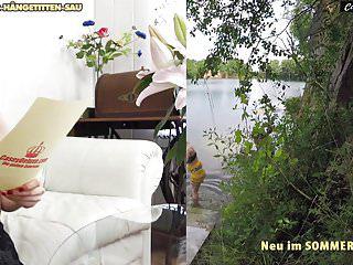 Deutsche Milf verfhrt jungen Kerl im Freien