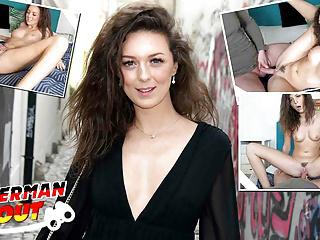 Deutsche Studentin Isabella de Santos wird in der Öffentlichkeit gefickt