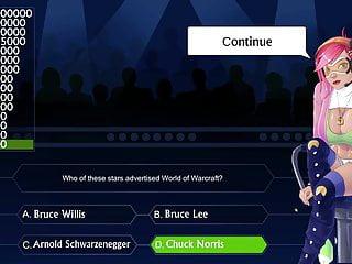 Was für eine geile Sau sie will dich verführen - Cosplay mit einer geilen Blondine