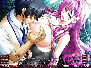 Das Hentai Girl mit dicken Titten beim Sex mit den zwei Kerlen